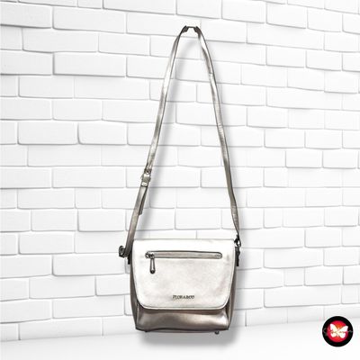 **HOY** Bolso bandolera FLORA&CO. color Plateado Talla PEQUEÑO