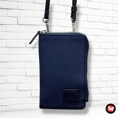 **HOY** Bolso bandolera tipo billetera color Azul marino Talla MINI