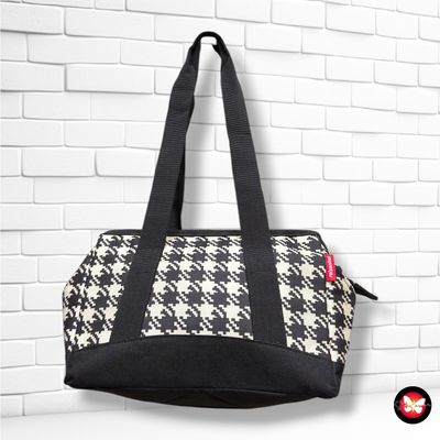 **HOY** Neceser con armazón metálico REISENTHEL color Negro y hueso Talla MEDIANO