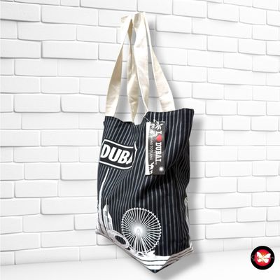 **HOY** Bolso “DUBAI” color Negro, gris y blanco Talla GRANDE