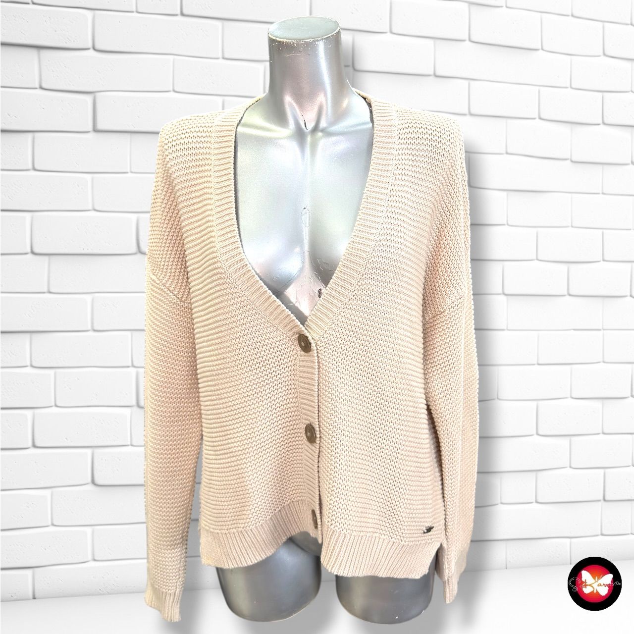 **HOY** Chaqueta de punto GINA BENOTTI color Beige Talla 36/38