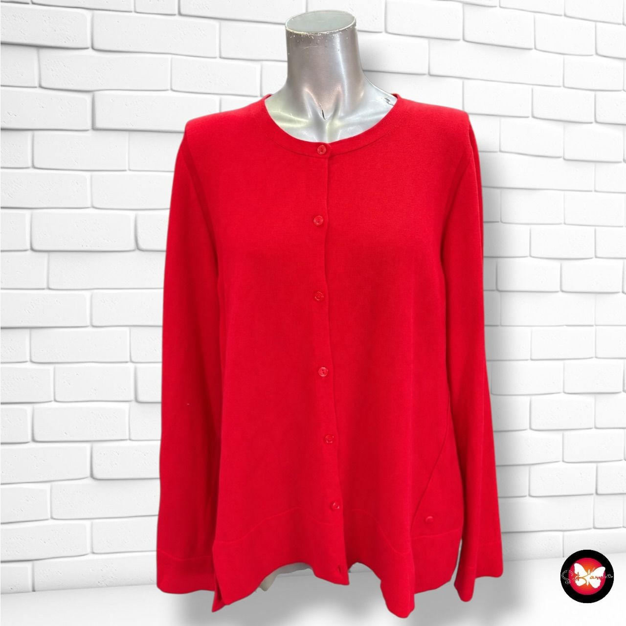 **HOY** Chaqueta de punto MARC O’POLO color Rojo Talla XL
