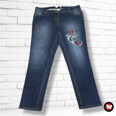 **HOY** Pantalón JANET & JOYCE color Azul vaquero Talla 48/50