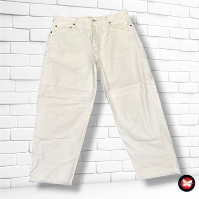 **HOY** Pantalón MANGO color Crema Talla 42