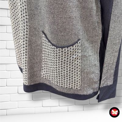 **HOY** Jersey de manga larga ANCORA color Azul marino y blanco Talla S