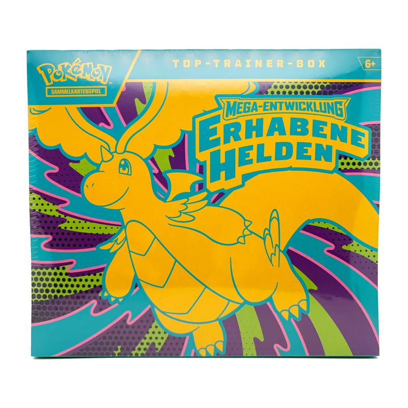 Pokémon Mega-Entwicklung Erhaben Helden Top Trainer Box TTB DE