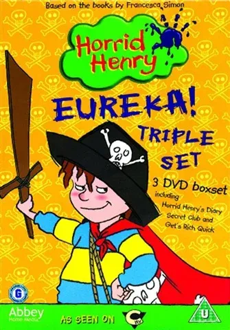 Horrid Henry - Eureka Triple Set (U) 3 Disc Horrid Henry - Eureka Triple Set (U) 3 Disc