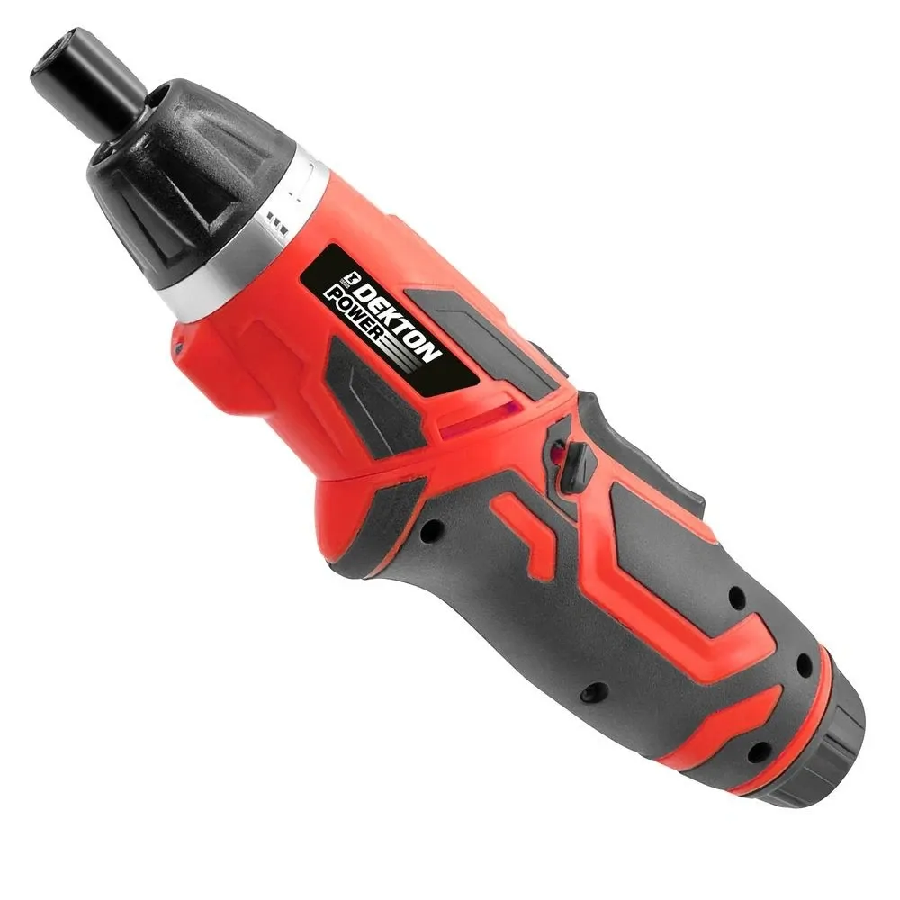 DEKTON VDE Cordless 3.6v Li-Ion Mini Electric Screwdriver Set – 48pcs with USB-C Rechargeable Battery, 200rpm, Led Light, 1/4" Quick Release Chuck, Storage Case &amp; Flexible Shaft