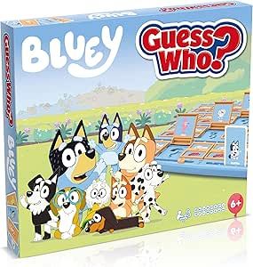 Winning Moves Bluey Guess Who? Classic Guessing Board Game for Families and Bluey Fans great gift for ages 6 plus