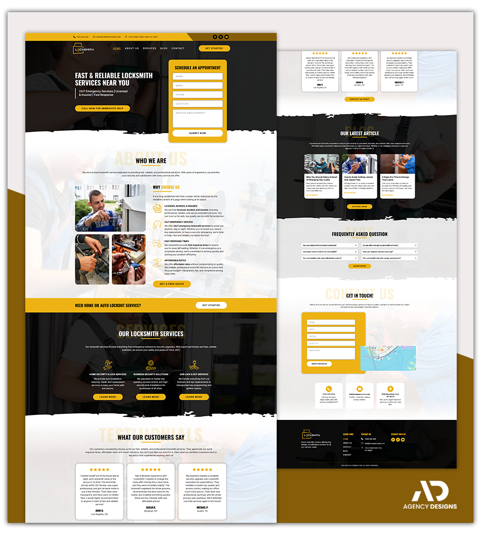 LOCKSMITH 1 - WEBSITE THEME