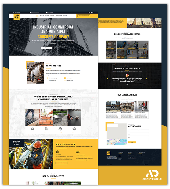 CONCRETE 1 - WEBSITE THEME