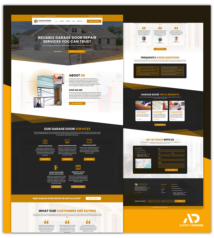 GARAGE DOOR 1 - WEBSITE THEME