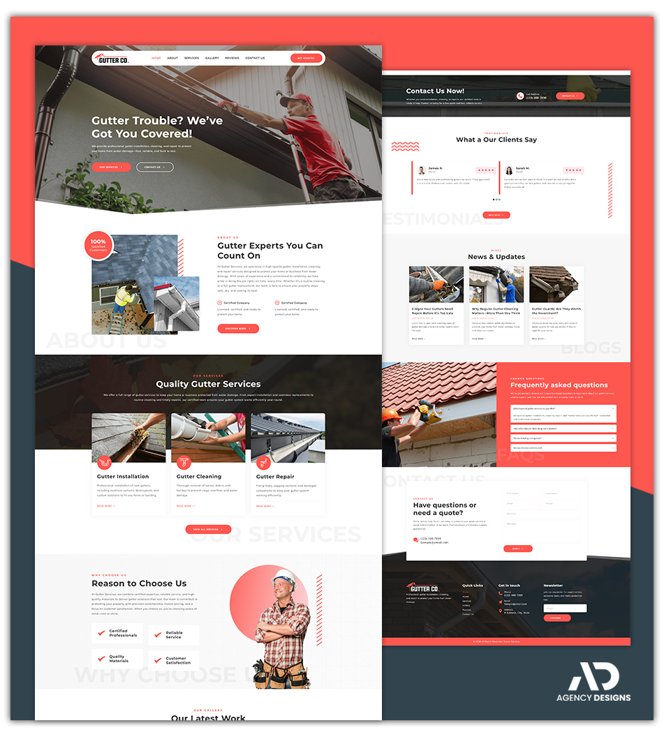 GUTTER 1 - WEBSITE THEME