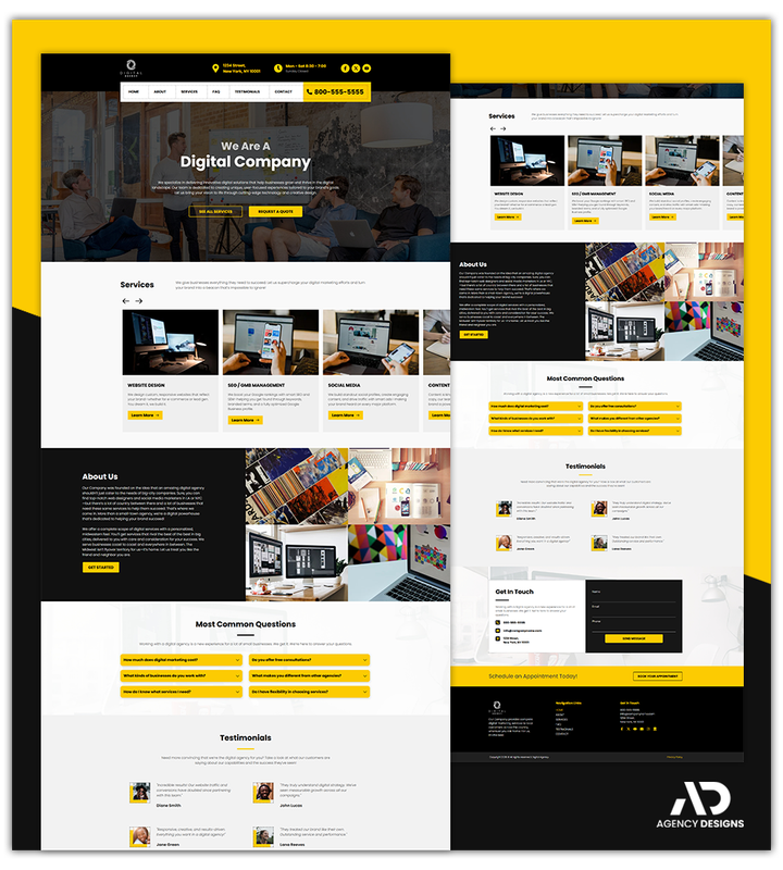 DIGITAL MARKETING 3 - WEBSITE THEME