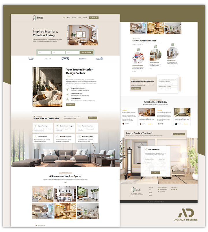 INTERIOR DESIGN 1 - WEBSITE THEME
