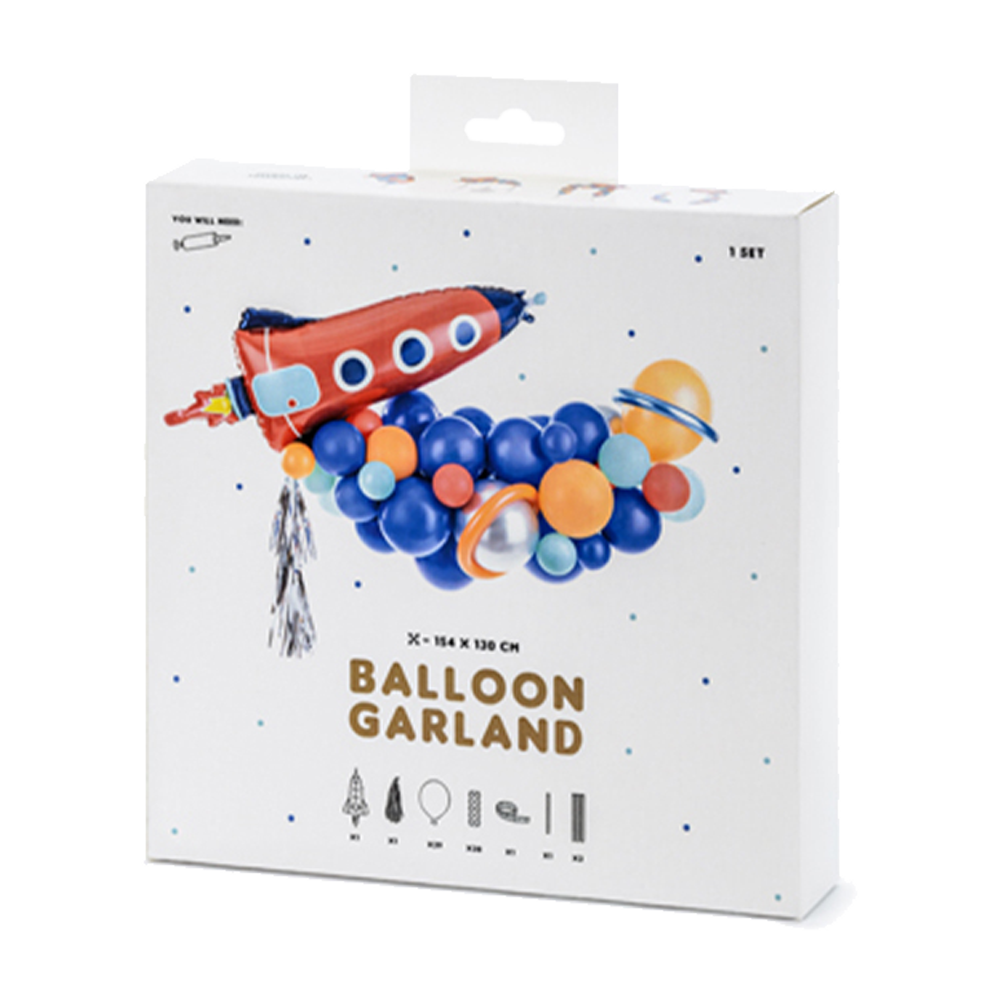 Luftballon Girlande - Weltall - 5 Sets
