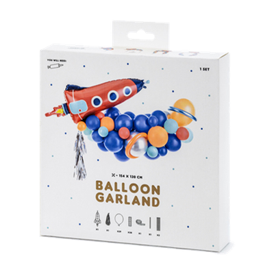 Luftballon Girlande - Weltall - 5 Sets