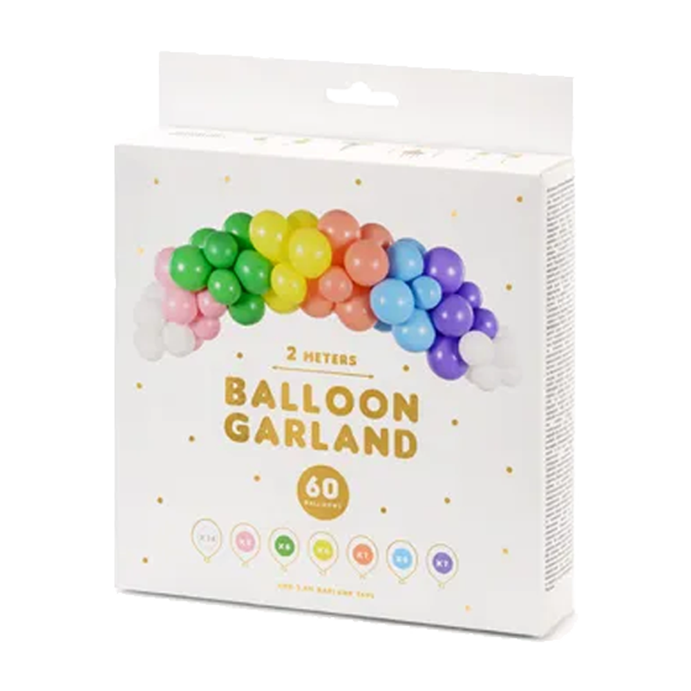 Luftballon Girlande - Bunt - 1 Sets