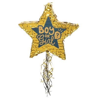 Zieh-Pinata - Stern- Boy or Girl - 2 Stück