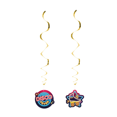 2 Spiralen - Disco Fever - 5 Stück