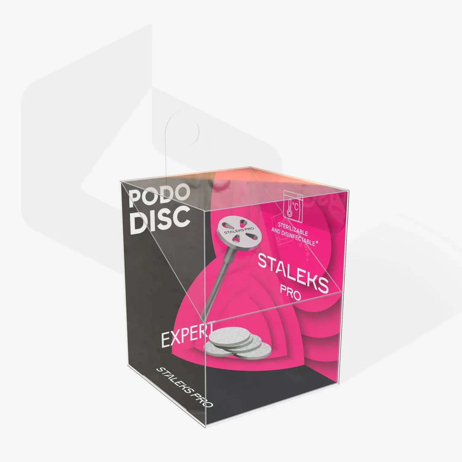 STALEKS Disco per pedicure PODODISC EXPERT XS completo di lima sostituibile grana 180 5 pz