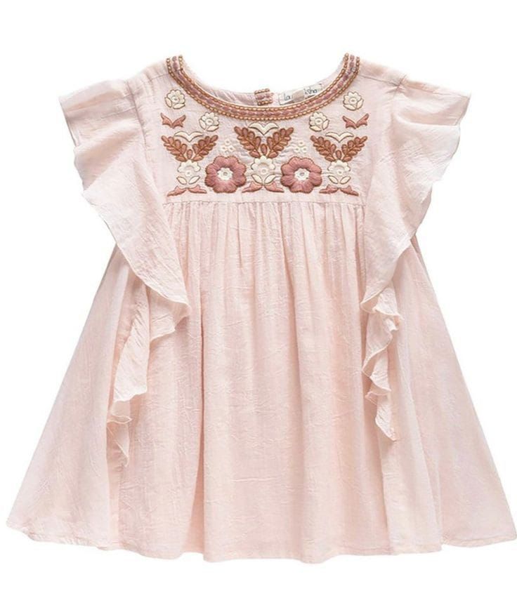 AZ-667 | Girls Floral Dress