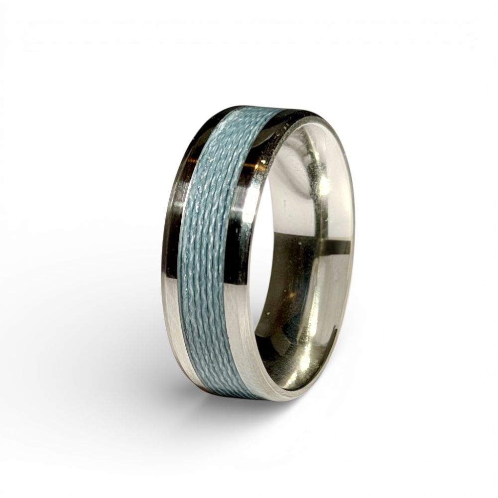 Fishing Line Inlay Ring