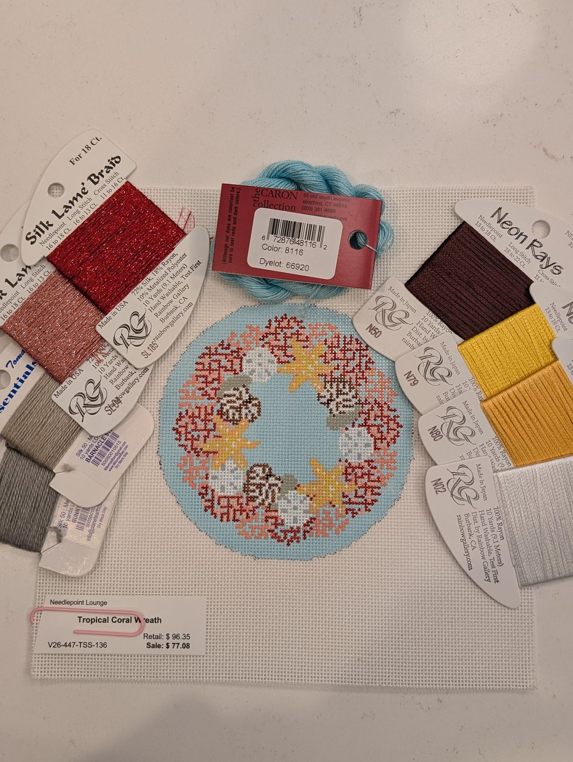 Tropical Coral Wreath Kit