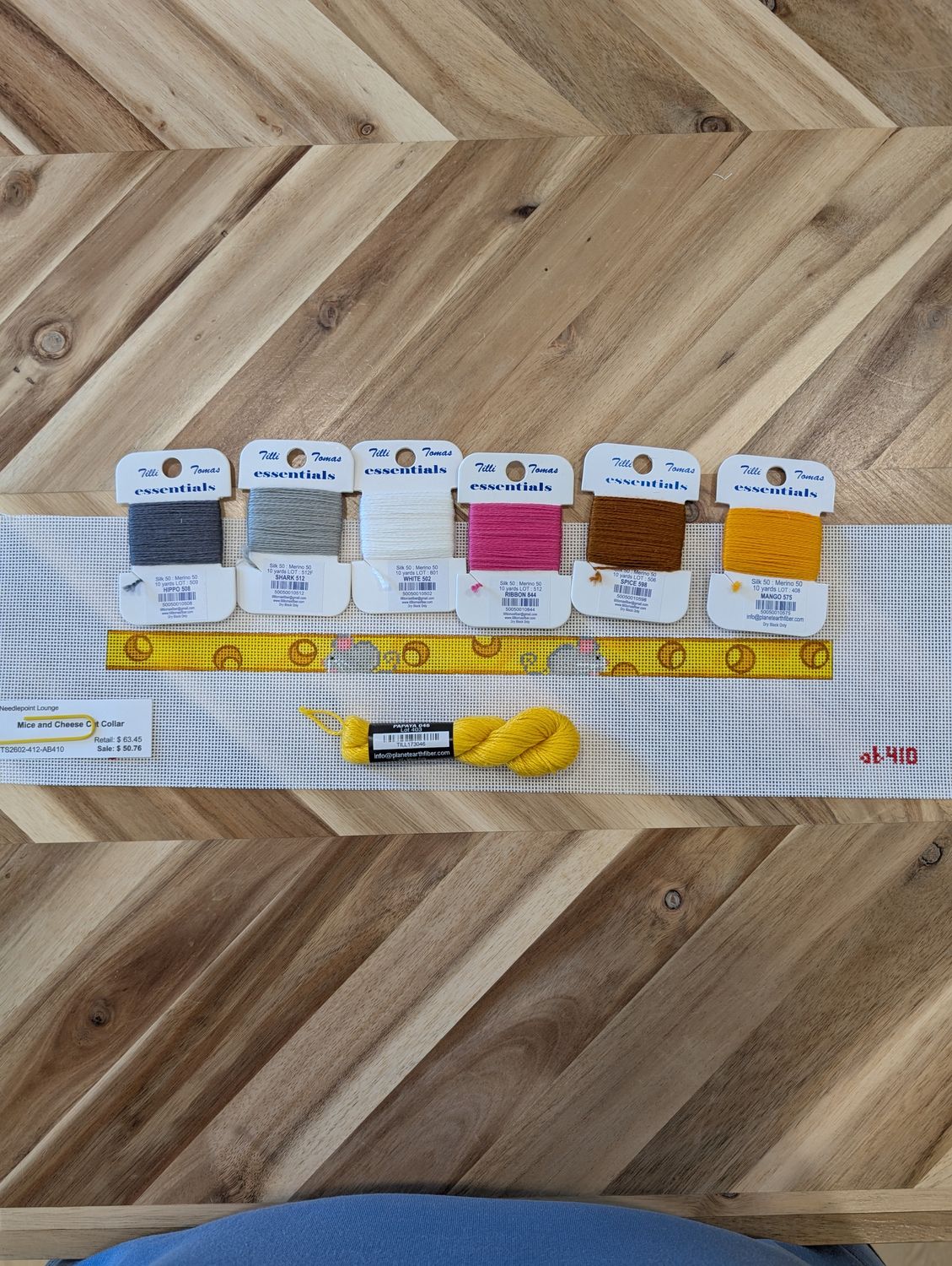 Mice and Cheese Cat Collar Kit