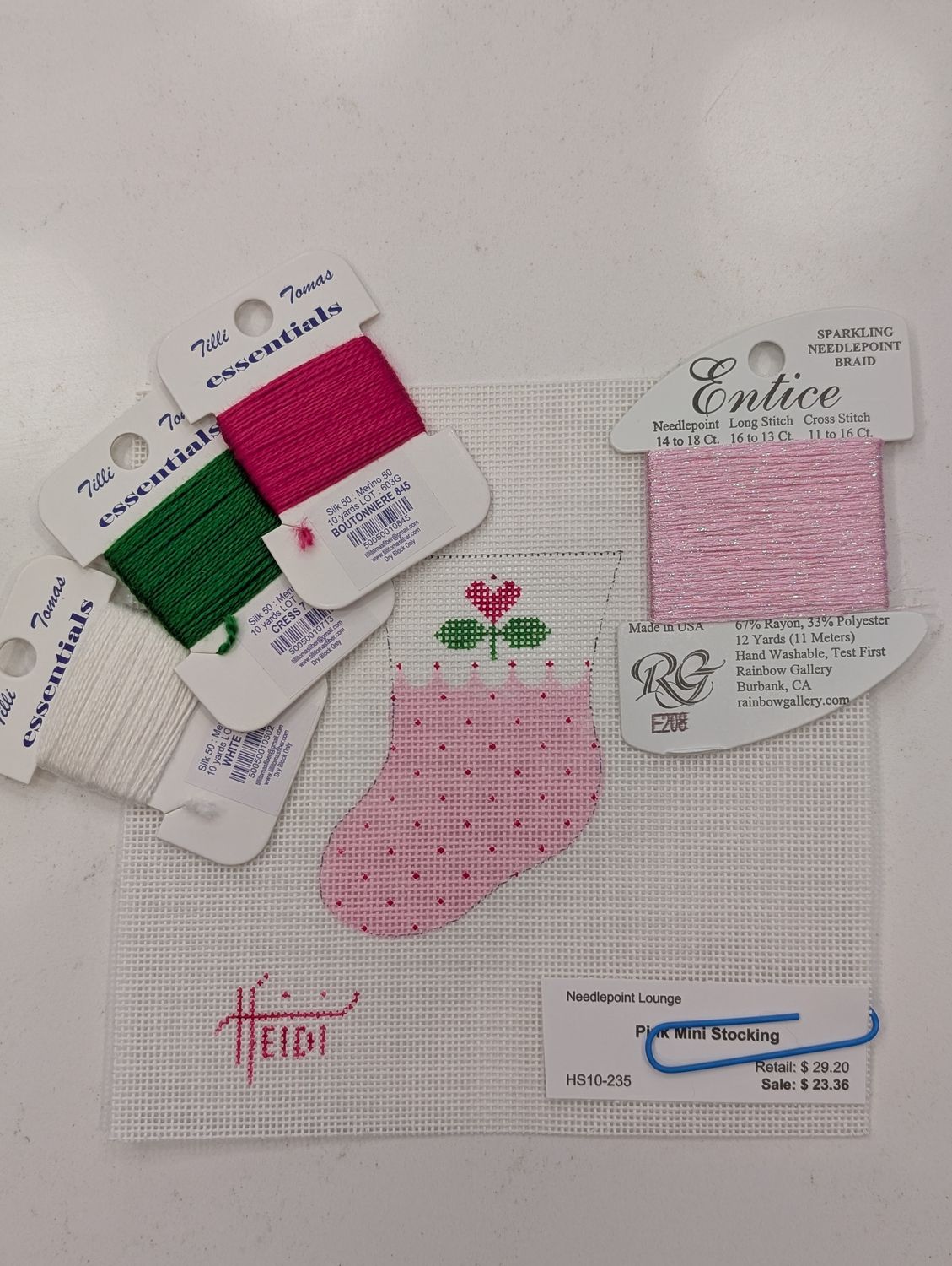 Pink Mini Stocking Kit