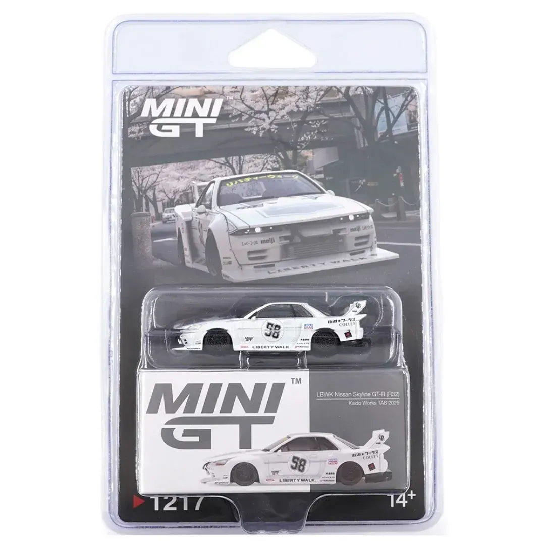 Mini GT Nissan Skyline R32 Kaido Works Blisterversion #MGT1217