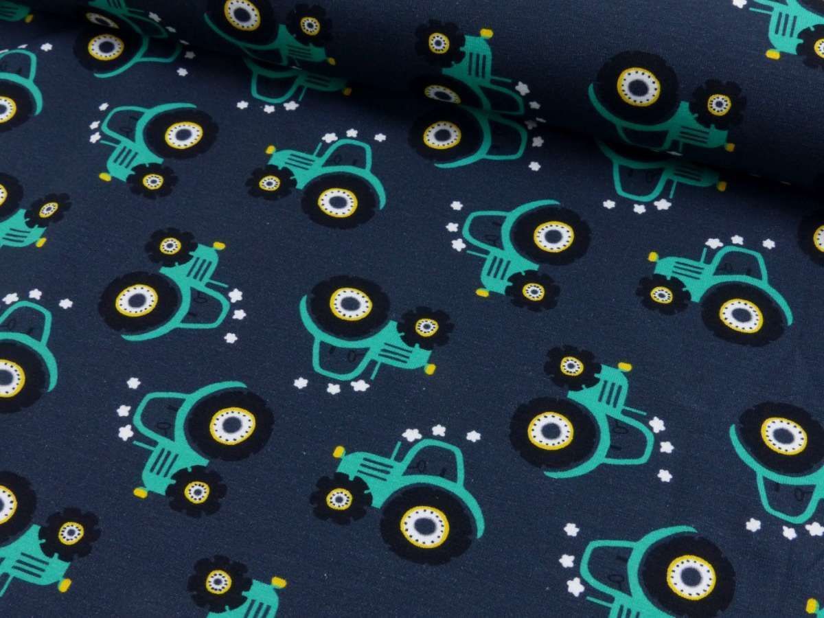 Strampler Traktor türkis Strampler Traktor türkis