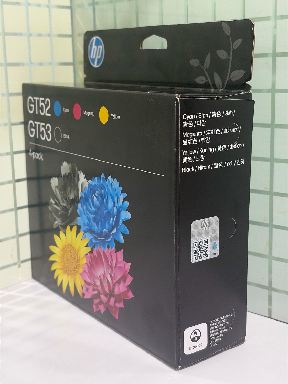 HP GT52, 53 Set of 4 bottle (585, 589, 670, 675, 720, 750)
