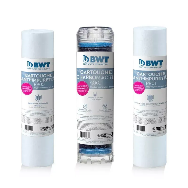 PACK DE FILTRES BWT OSMOSEUR ET TRIPLEX - 125550150 PACK DE FILTRES BWT OSMOSEUR ET TRIPLEX - 125550150