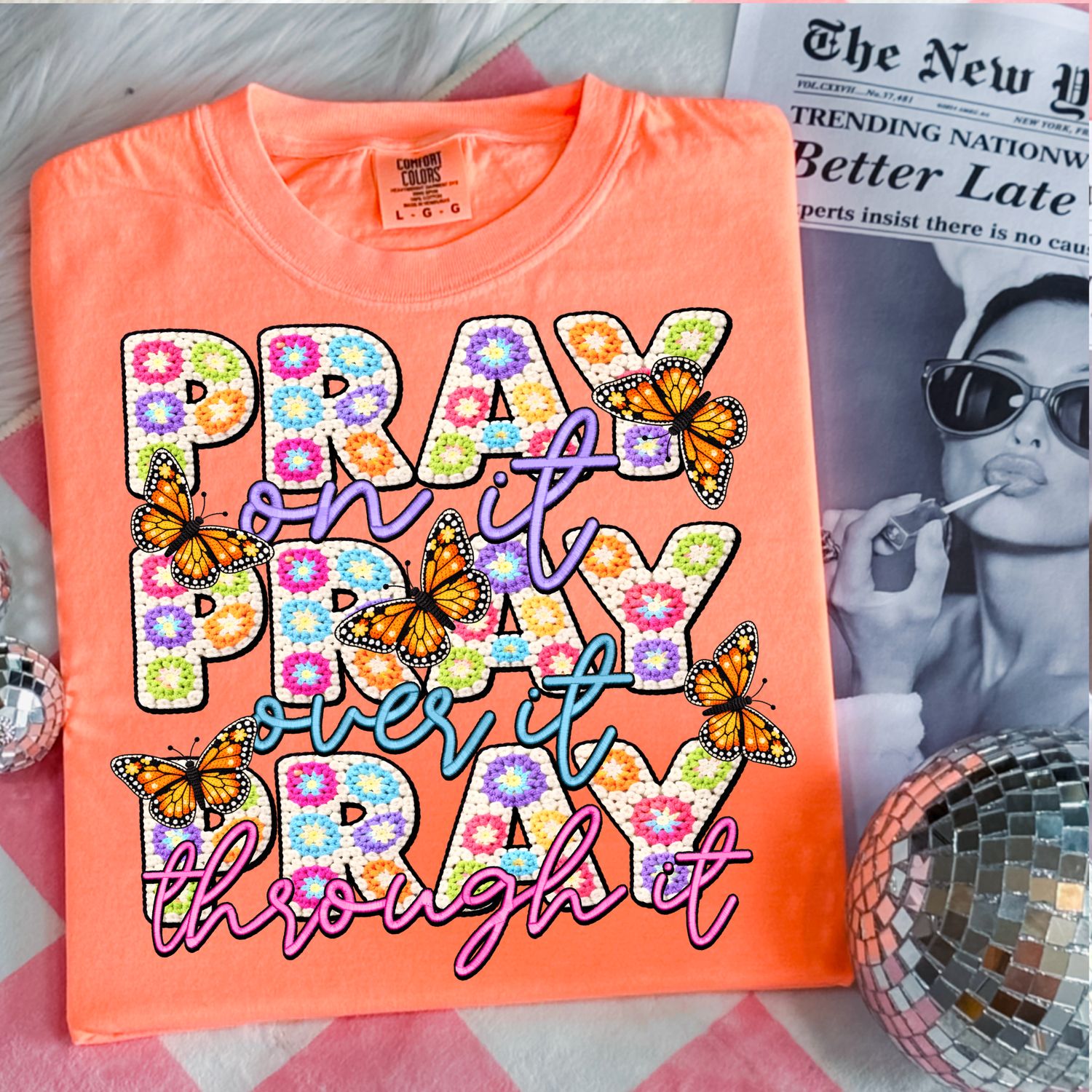 Crochet Pray On It Pray Over It Pray Through It