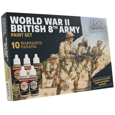 Historical: WWII British 8th Army Paint Set