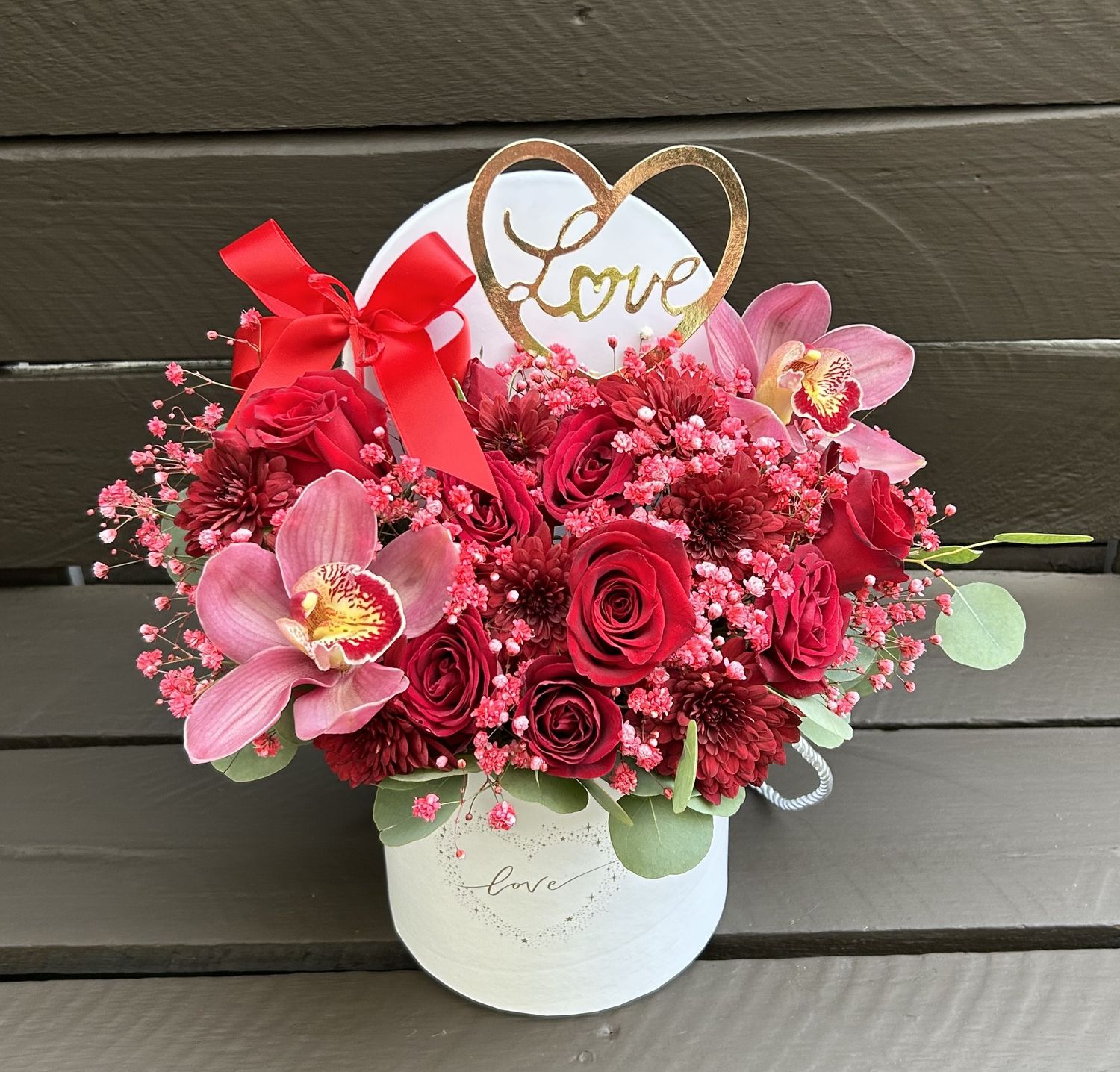 B2601 - Mixed Flowers in a box