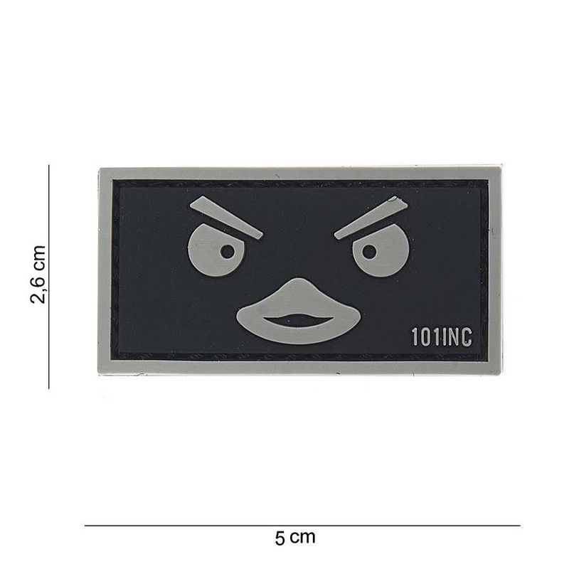 Duckface PVC Patch - Zwart