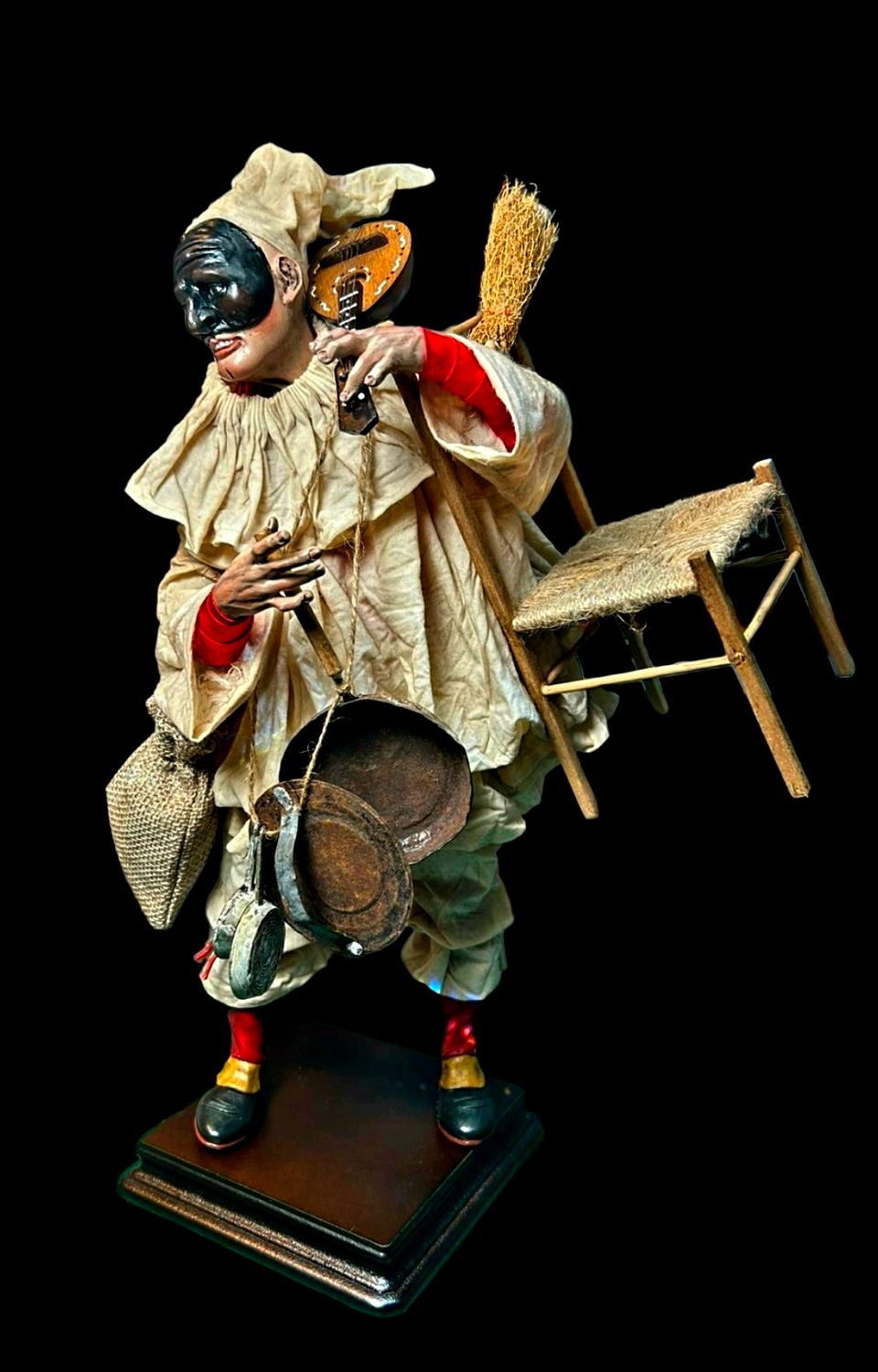 Pulcinella dello Sfratto size 32 cm