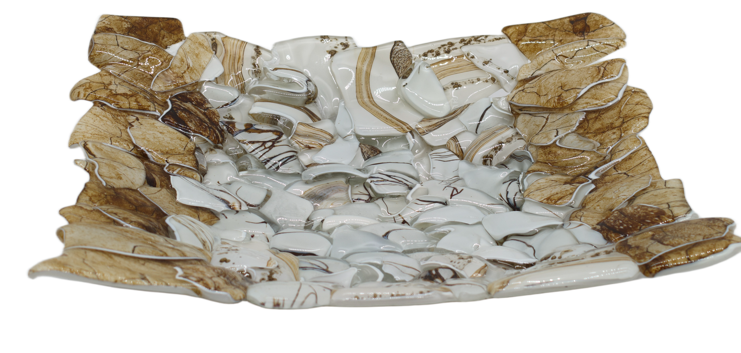 Ekskluzywna Patera Szklana Kwadratowa K60A