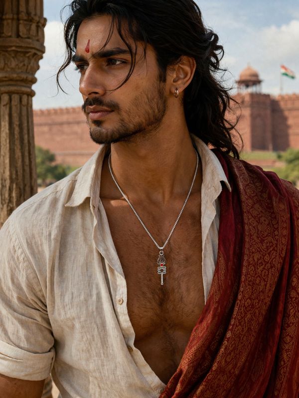 Trishul men chain
