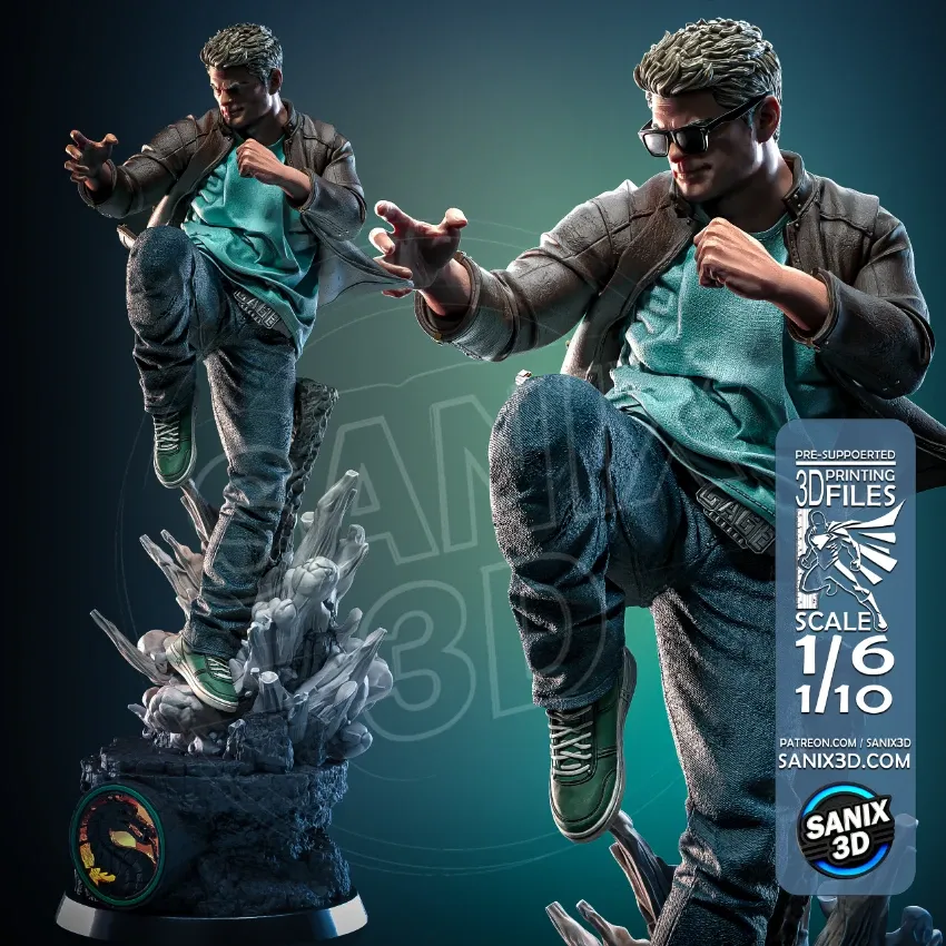 JOHNNY CAGE ( MK ) – 3D Printing Files