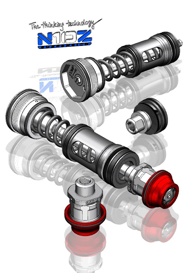 n10z Dynamisches Druckstufenventil passend für WP48 CC Gabel KTM/Husqvarna/GASGAS 2024-