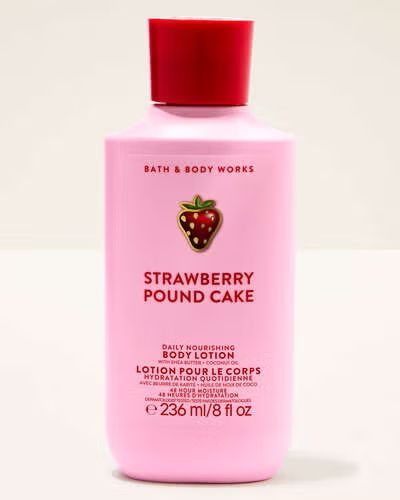 STRAWBERRY POUND CAKE LOTION PRE-ORDER B20 ETA:JUNE/JULY