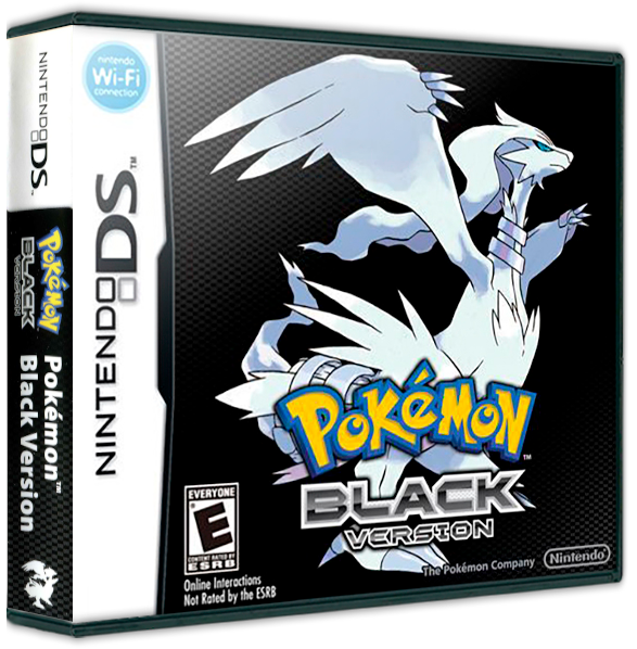 Pokemon Black Version | NTSC | Nintendo DS | NDS | En | Reproduction Case and Booklet - NO GAME