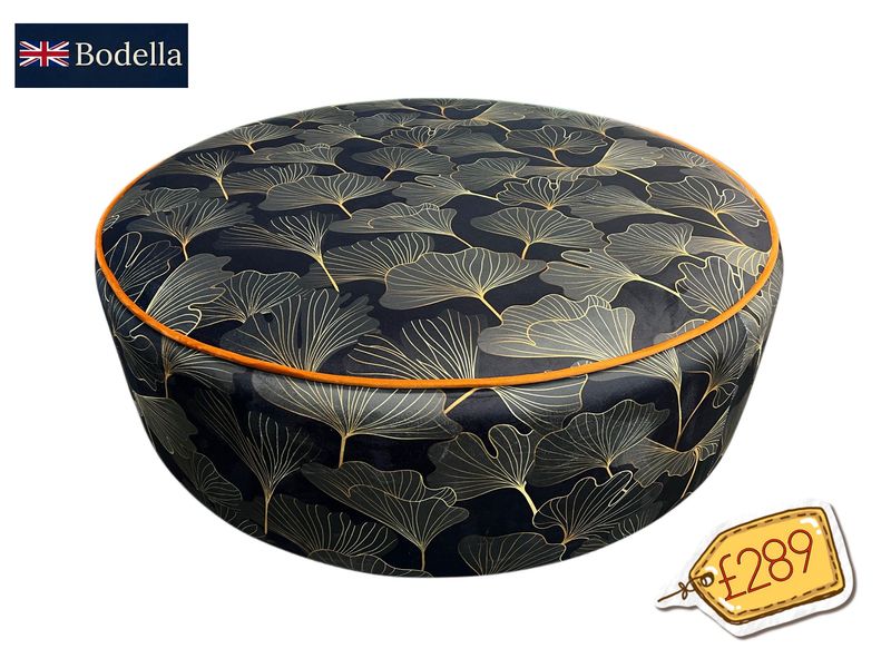 39 inch round footstool