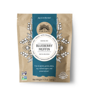 Blueberry Muffin Mix:  gluten free, grain free, dairy free