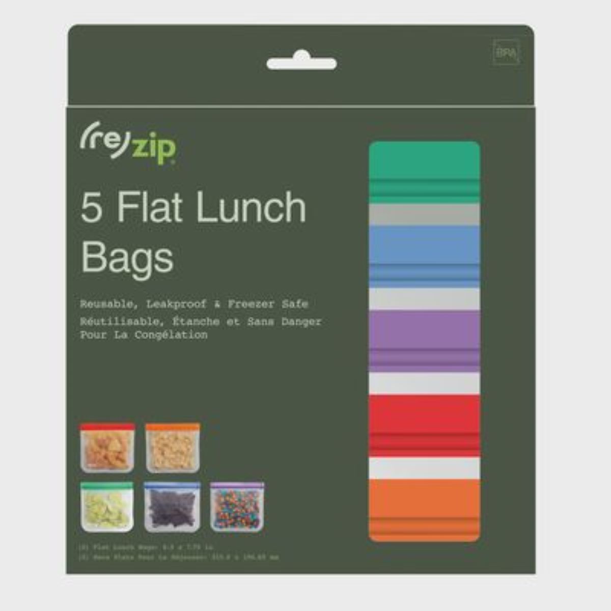 Reusable Lunch Bags- Set of 5