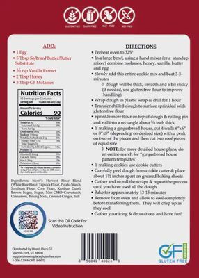 Gluten Free Gingerbread Fun Mix