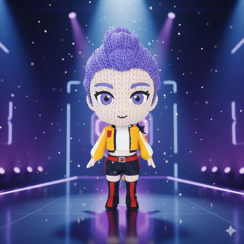 FIGURA RUMI HUNTR/X CROCHET